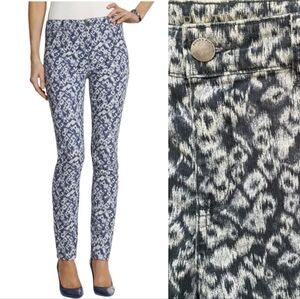 Chico's Platinum Arctic Animal Print Jegging